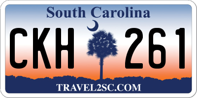 SC license plate CKH261