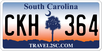 SC license plate CKH364