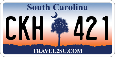 SC license plate CKH421