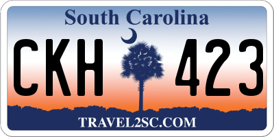 SC license plate CKH423