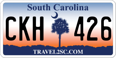 SC license plate CKH426