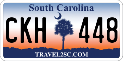 SC license plate CKH448