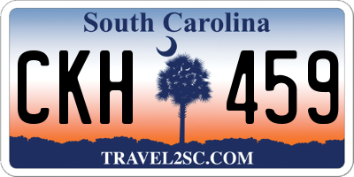 SC license plate CKH459