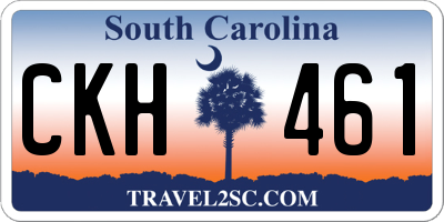 SC license plate CKH461