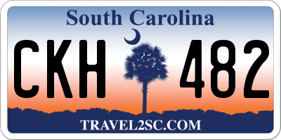 SC license plate CKH482
