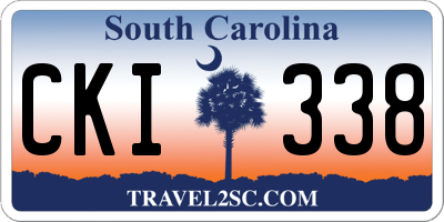 SC license plate CKI338