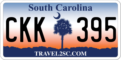 SC license plate CKK395