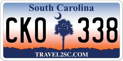 SC license plate CKO338