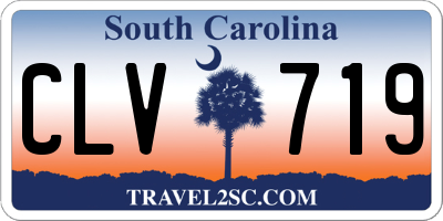 SC license plate CLV719