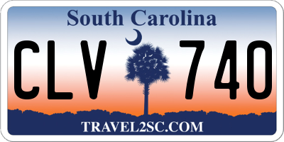 SC license plate CLV740
