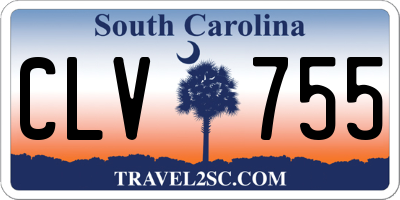 SC license plate CLV755