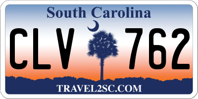 SC license plate CLV762