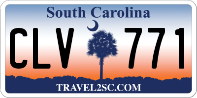 SC license plate CLV771