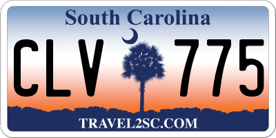 SC license plate CLV775