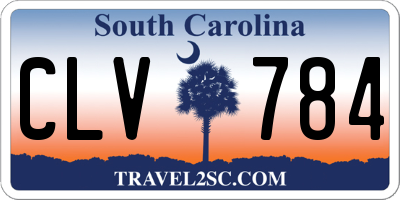 SC license plate CLV784