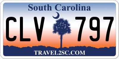 SC license plate CLV797