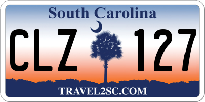 SC license plate CLZ127