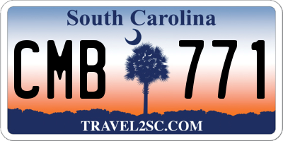 SC license plate CMB771