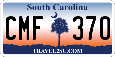 SC license plate CMF370