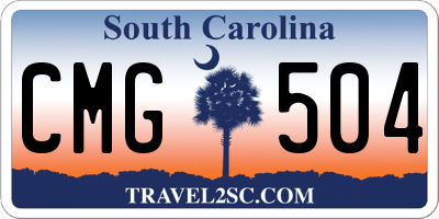 SC license plate CMG504