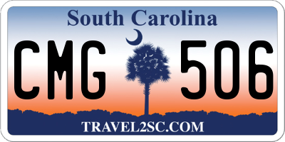 SC license plate CMG506