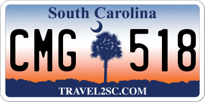 SC license plate CMG518