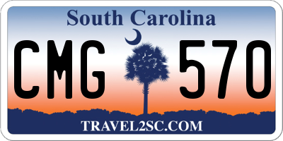 SC license plate CMG570