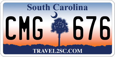 SC license plate CMG676