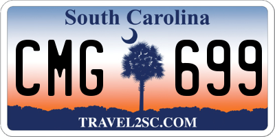 SC license plate CMG699