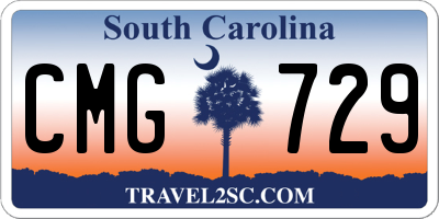 SC license plate CMG729