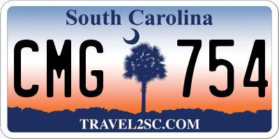 SC license plate CMG754