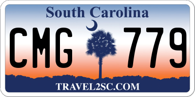 SC license plate CMG779
