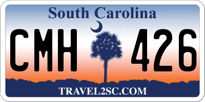 SC license plate CMH426