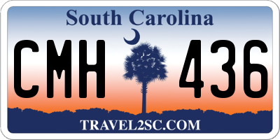 SC license plate CMH436