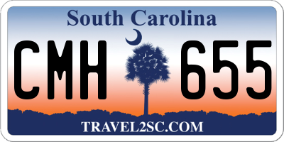 SC license plate CMH655