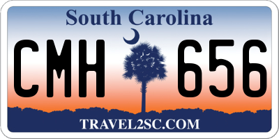 SC license plate CMH656
