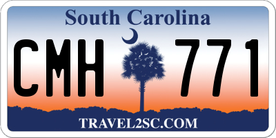 SC license plate CMH771