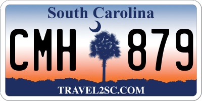 SC license plate CMH879