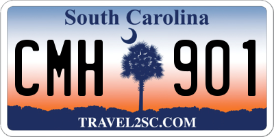 SC license plate CMH901