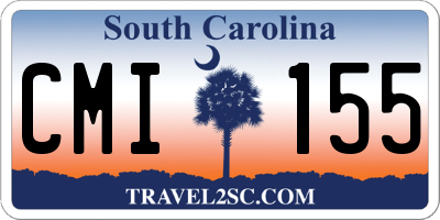 SC license plate CMI155