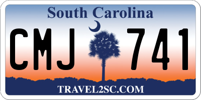 SC license plate CMJ741