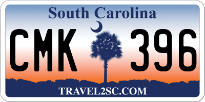 SC license plate CMK396