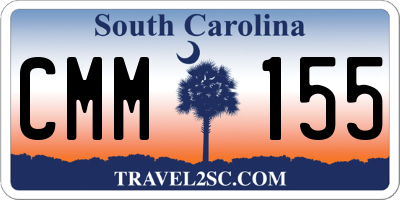 SC license plate CMM155