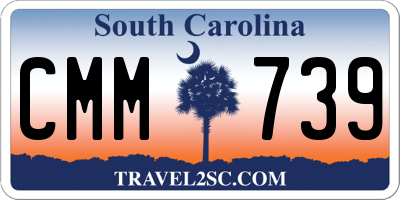 SC license plate CMM739