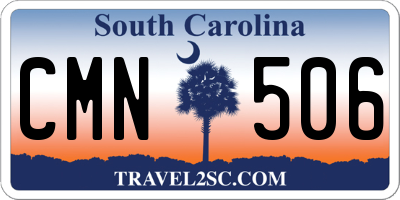 SC license plate CMN506