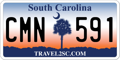 SC license plate CMN591