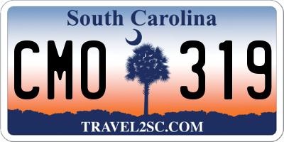 SC license plate CMO319