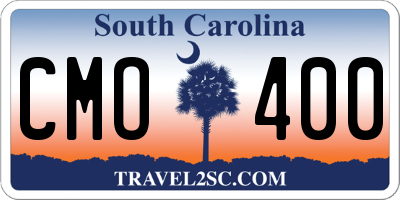SC license plate CMO400