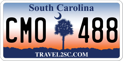 SC license plate CMO488