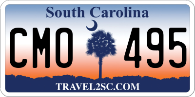 SC license plate CMO495